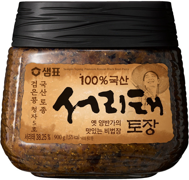 샘표 국산 서리태 토장, 1개, 900g