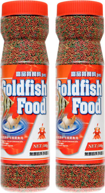 AQUAFUN 水之樂 高品質飼料3合1, 300g, 2罐