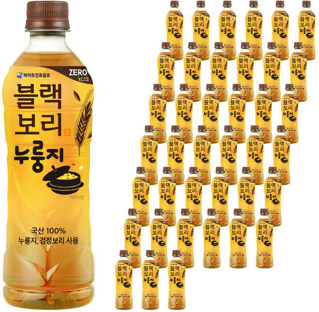 하이트진로 블랙보리 누룽지 음료, 520ml, 40개