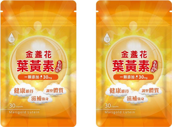 Tsuie 日濢 金盞花含葉黃素膠囊, 30顆, 500mg, 2包