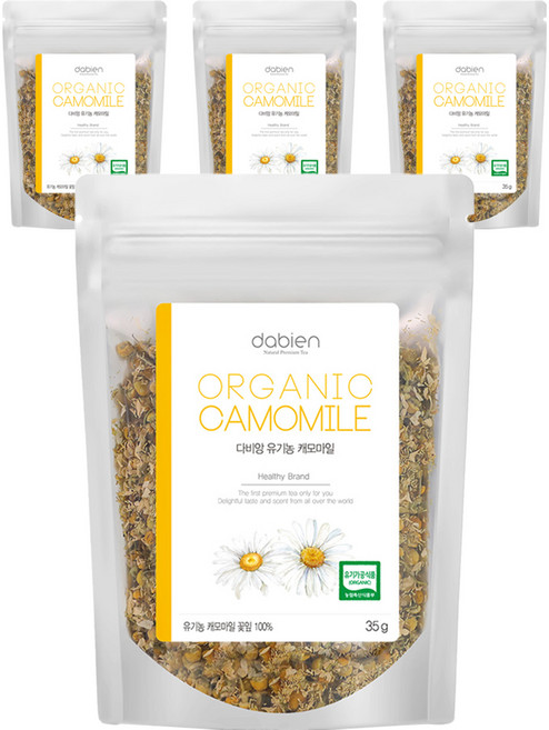 다비앙 유기농 캐모마일 리필, 35g, 1개입, 4개