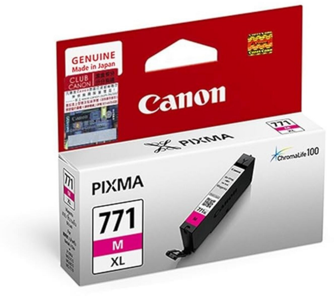 Canon 佳能 原廠正品墨水匣 CLI-771, 紅色, 1個