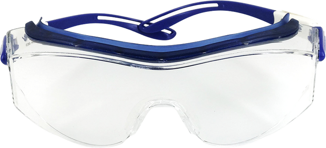 護目鏡, 透明色 + 藍色, 1個