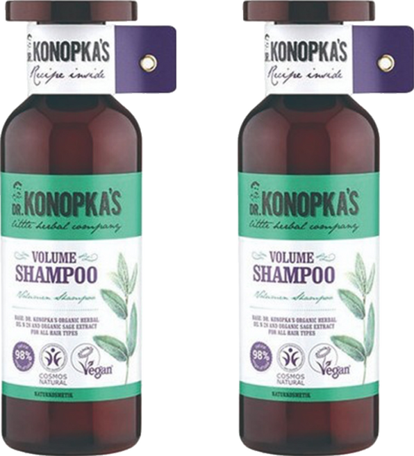 DR.KONOPKA'S 經典花植奇蹟豐蘊洗髮精, 500ml, 2瓶