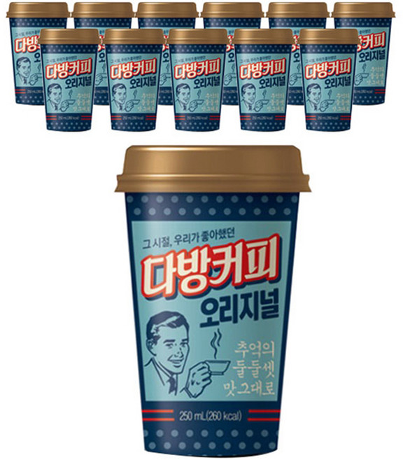 소와나무 다방 커피 오리지널, 250ml, 60개