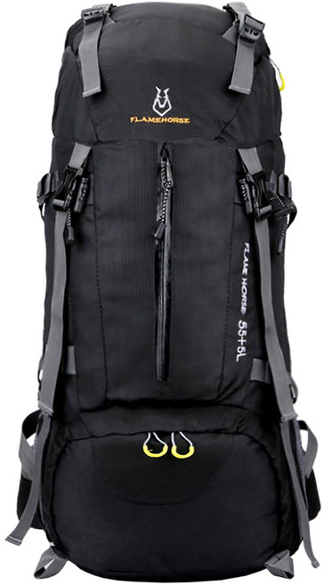Flamehorse 火焰馬 登山包 60L, 黑色