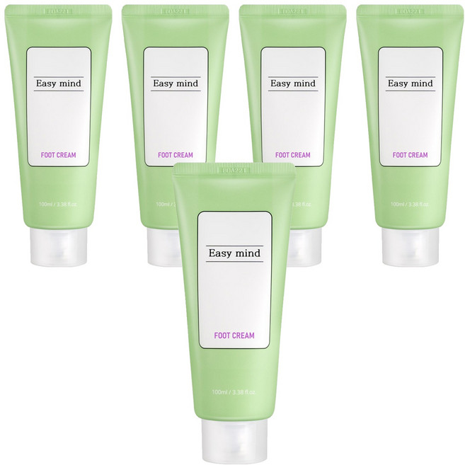 이지마인드 고운발 우레아 콜라겐 풋크림, 5개, 100ml, 1개입