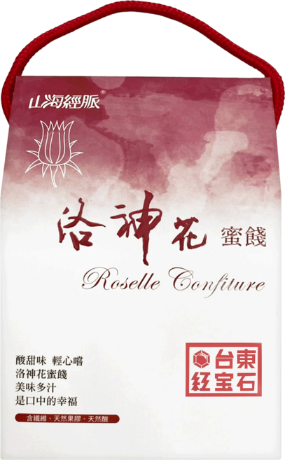 山海經脈 乾漬洛神花蜜餞, 1盒, 150g