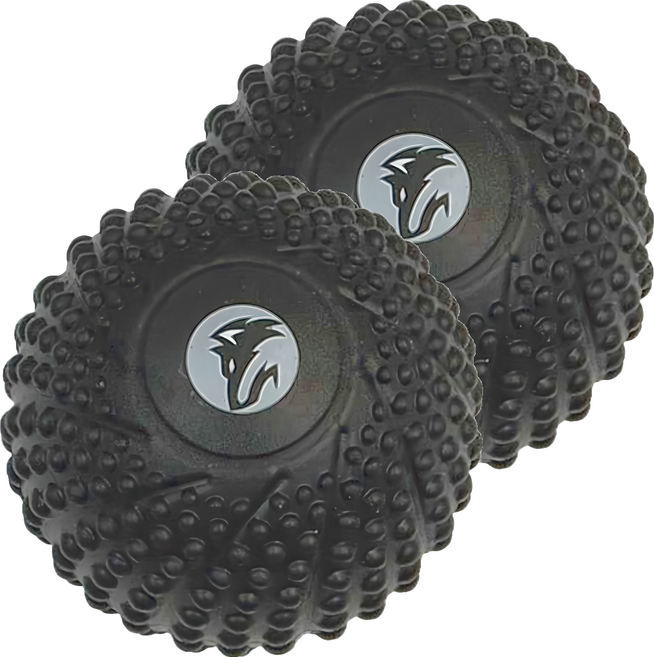 MICHAEL FITNESS 麥克健身 80D磁石按摩球 隨時享受按摩, 黑色, 2個