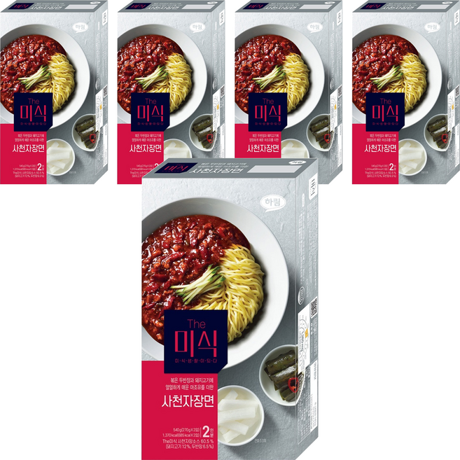 더미식 사천자장면 270g x 2p, 5개, 540g, 5개
