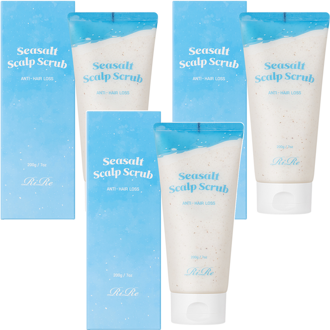 리르 씨솔트 스칼프 스크럽 기능성 헤어트리트먼트, 200g, 3개