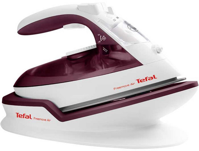 테팔 프리무브 에어 스팀다리미 250mg, FV6522K0, 퍼플 + 화이트