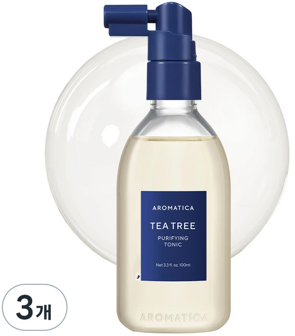 아로마티카 티트리 퓨리파잉 토닉 스프레이형헤어에센스, 100ml, 3개 - 쿠팡