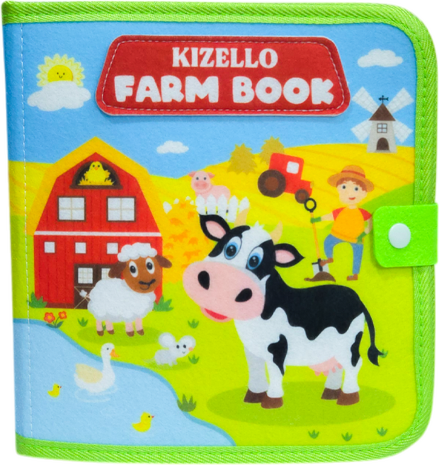 키젤로 엄마와 함께 즐기는 감각 발달 비지북, 농장놀이, 1개