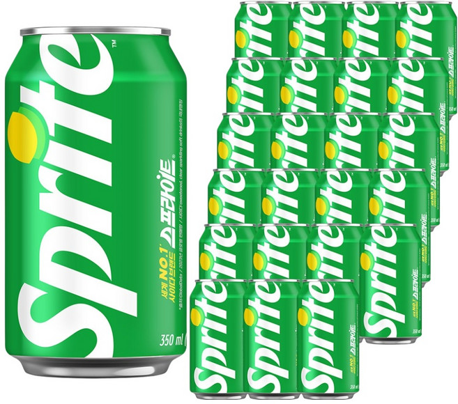 스프라이트 캔, 350ml, 24개