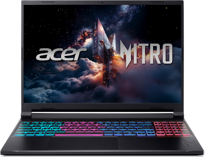acer 宏碁 Nitro V 筆記型電腦 16吋 WUXGA IPS 180Hz 霧面/R5-240/NVIDIA RTX 5060 8G, 黑色, 512GB, 16GB, Windows 11, ANV16S-41-R5FT