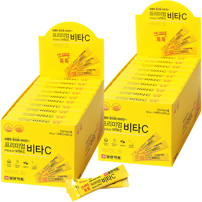 일양약품 프리미엄 비타C, 40g, 20개