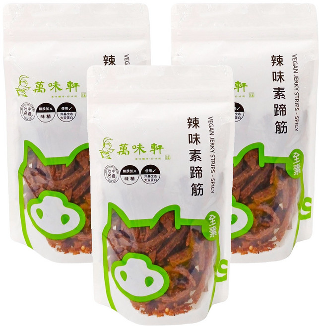 萬味軒 辣味素蹄筋, 150g, 3包