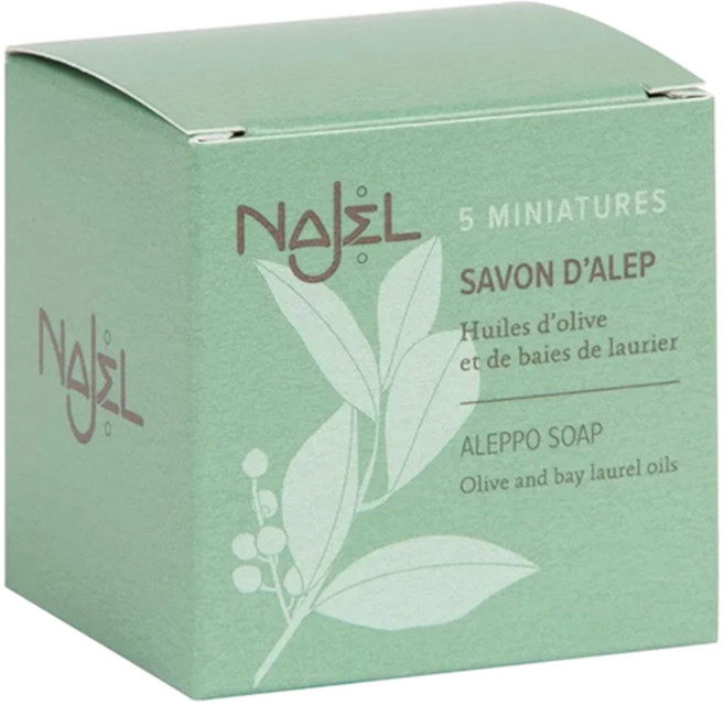 NAJEL 阿勒坡皂迷你薄片 5片, 100g, 1盒
