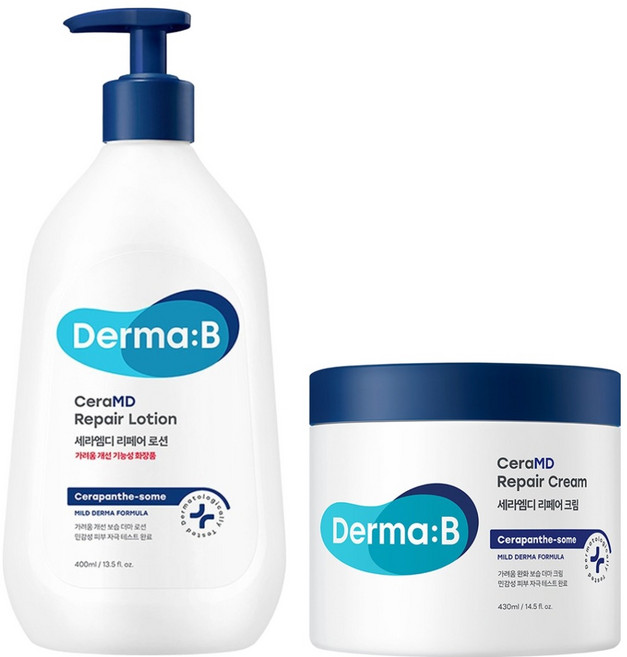 더마비 세라엠디 리페어 로션 + 크림 세트, 1세트