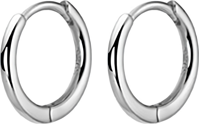 hermosa j 女款基本款單觸式圈式耳環 13毫米 E083