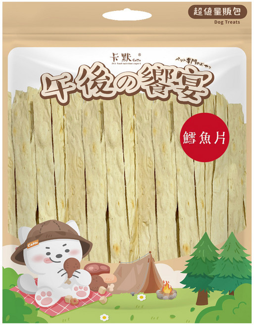 CaMo 卡默 鱈魚片量販包 4個月以上犬用, 鱈魚, 600g, 1包