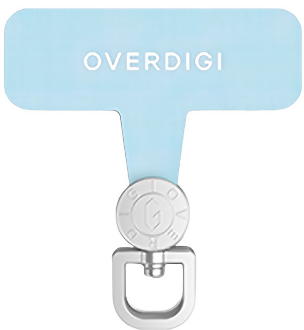 OVERDIGI 360旋轉掛繩墊片 TH03, 淺藍色, 1個