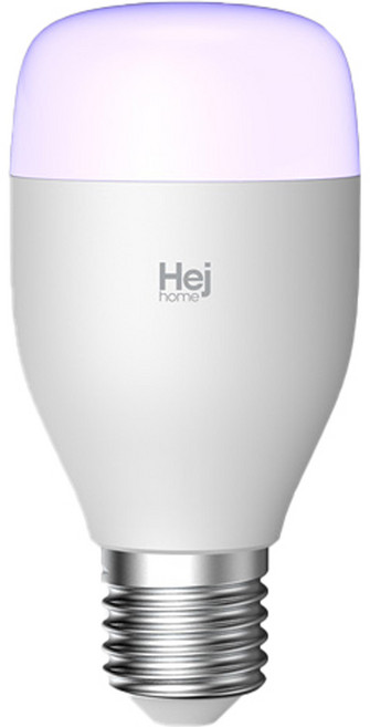 헤이홈 스마트 LED전구 LB032-RGBW 8W, 주광색, 1개