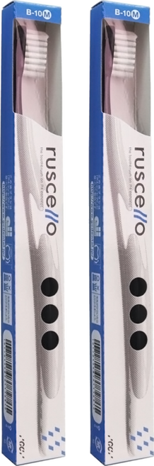GC Ruscello 牙刷 B-10M 標準刷毛, 2支, 1支