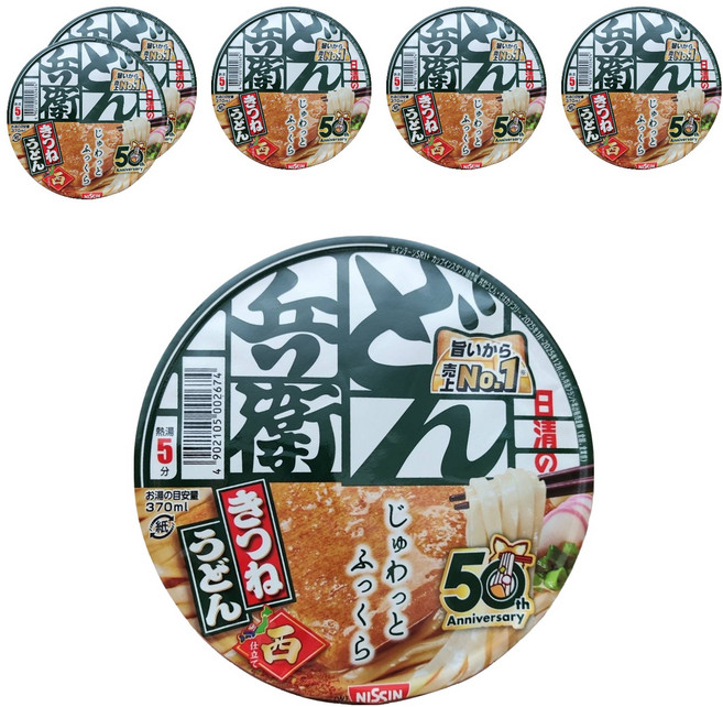 NISSIN 日清 咚兵衛 油豆腐烏龍麵 95g, 6入