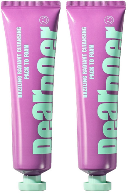 디어도어 비건 대즐링 래디언트 팩투폼 클렌징 폼, 2개, 100ml