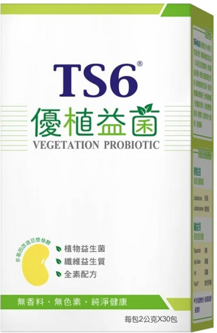 TS6 優植益菌, 2g, 30條, 1盒