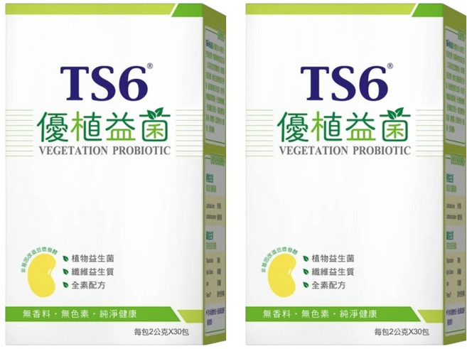 TS6 優植益菌, 2g, 30條, 2盒