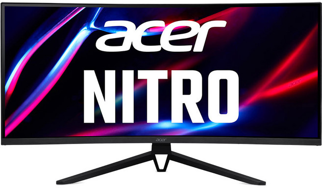 acer 宏碁 Nitro 34" 曲面 顯示器 21:9 VA 3440 x 1440 120Hz 黑色 ED340CUR J0
