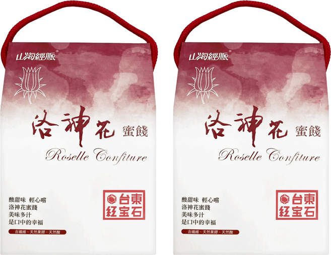 山海經脈 乾漬洛神花蜜餞, 2盒, 150g