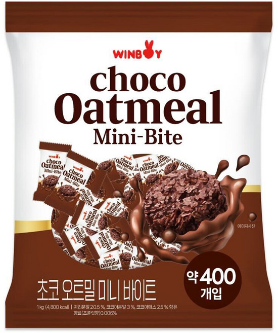 윈보이 초코 오트밀 미니 바이트, 1kg, 1개