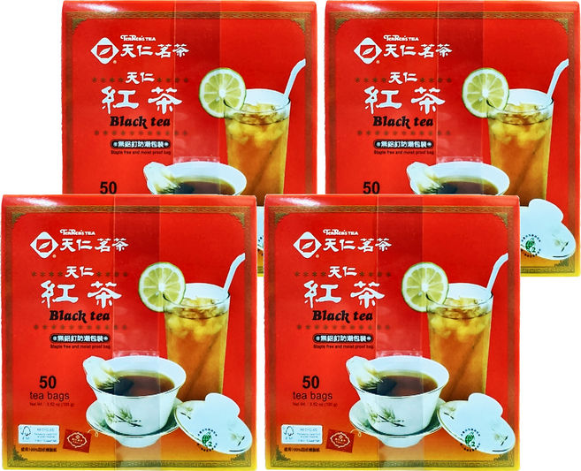 天仁茗茶 天仁紅茶, 2g, 50包, 4盒