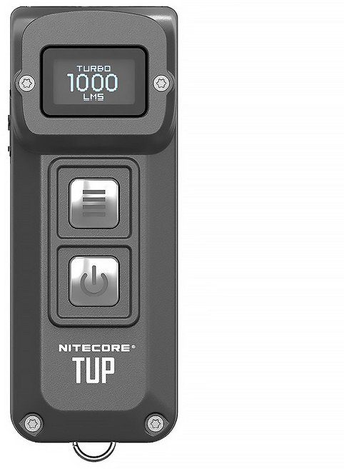 NITECORE 奈特科爾 TUP 科技金屬車鑰匙手電筒 1000流明LED, 金屬灰, 1個