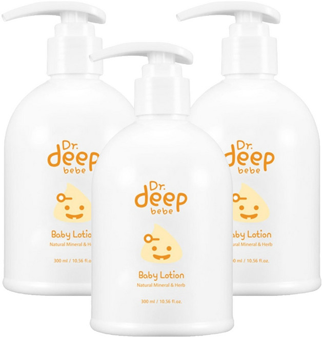닥터딥 베베 베이비로션, 300ml, 3개