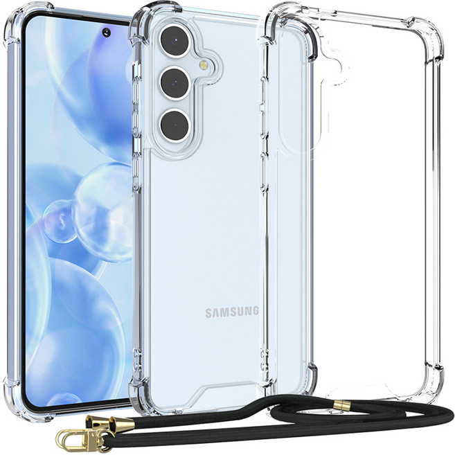 하이온 넥클리스 젤하드 휴대폰 케이스 + 스트랩 + 액정클리너 세트