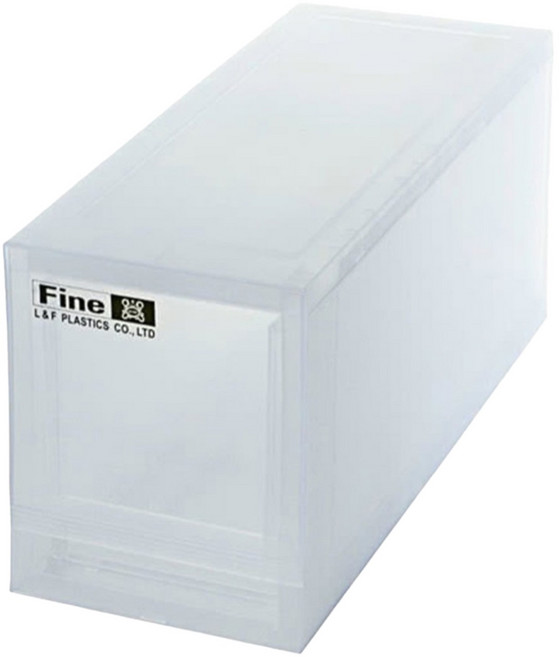 KEYWAY 聯府 抽屜式整理箱 456 x 170 x 205mm, 白色, 1個