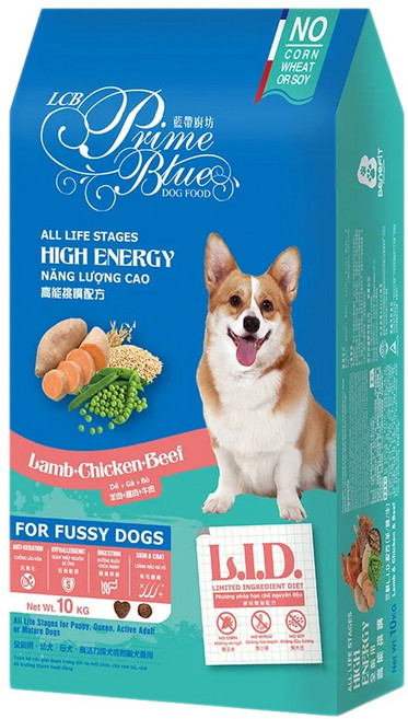 LCB 藍帶廚坊 全齡犬用高能挑嘴狗乾糧 3鮮L.I.D.配方, 1袋