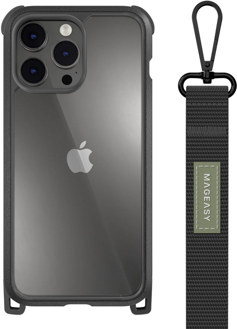 MAGEASY 超軍規防摔掛繩手機殼 iPhone 14 6.1吋