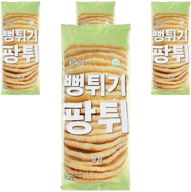 팡튀 양파 뻥튀기, 120g, 4개
