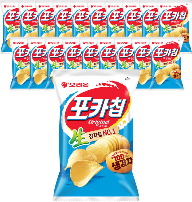 오리온 포카칩 오리지널, 137g, 20개