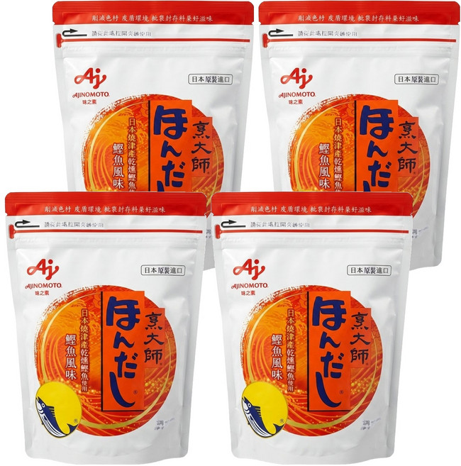 HONDASHI 烹大師 鰹魚風味調味料, 1kg, 4包