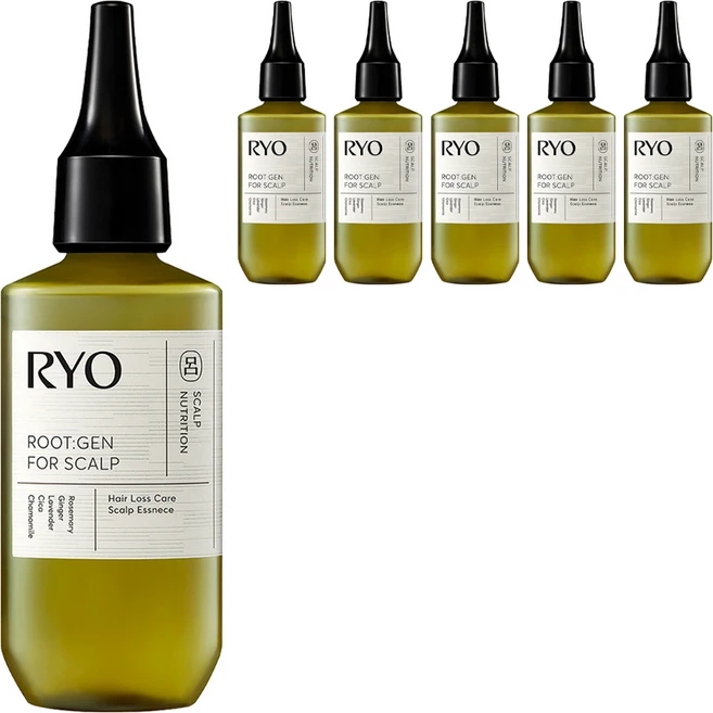 려 루트젠 탈모 증상 전문 케어 두피 에센스, 80ml, 6개 - 쿠팡