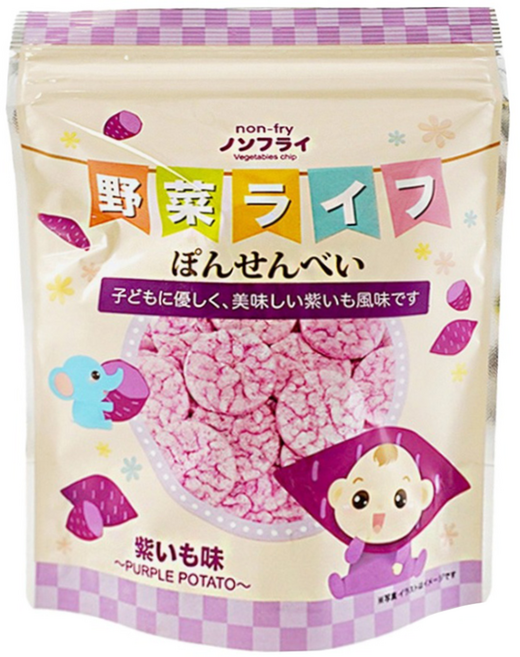 WEPOP 寶寶食堂 仙貝 8個月以上, 甘薯, 19g, 1包