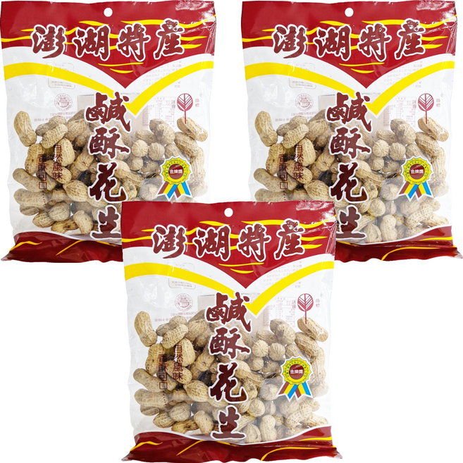 四乘六 鹹酥花生, 170g, 3包