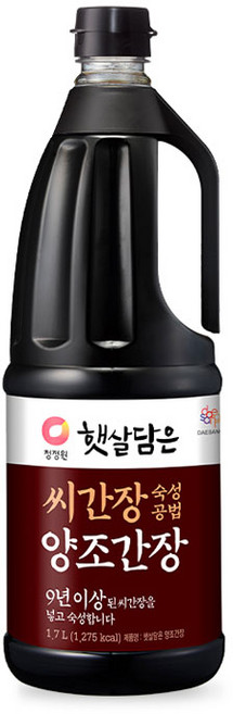 햇살담은 씨간장 숙성공법 양조간장, 1.7L, 1개